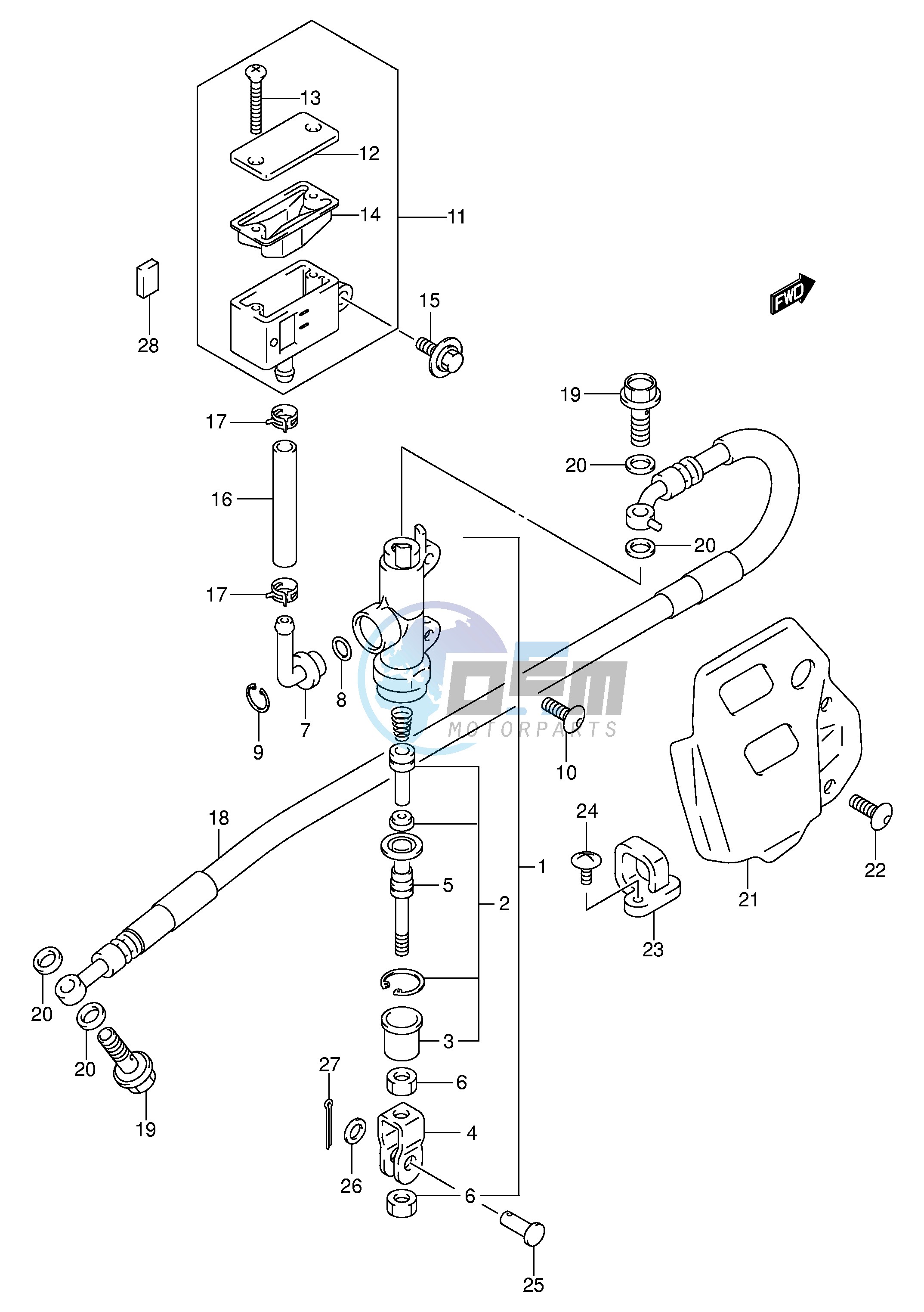 REAR MASTER CYLINDER