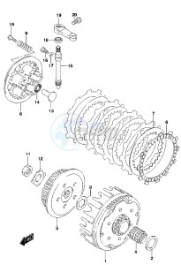 RM85L drawing CLUTCH