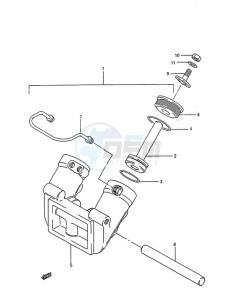 DT 85 drawing Trim Cylinder (1988 to 1994)