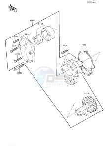 ZN 1300 A [VOYAGER] (A5-A6) [VOYAGER] drawing OIL PUMP