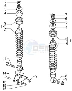 Hexagon 125 GT drawing Rear Shock absorber