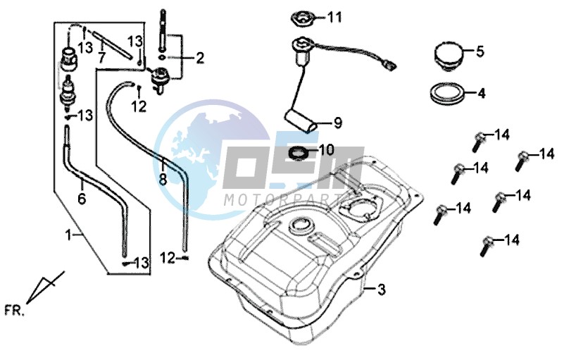 FUEL TANK - FUEL REGULATOR