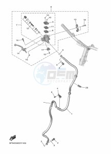 ESS025 drawing FRONT MASTER CYLINDER