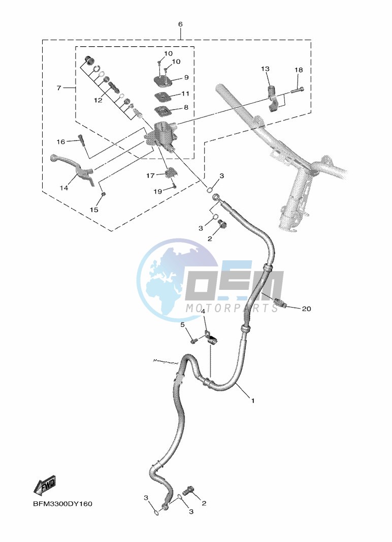 FRONT MASTER CYLINDER