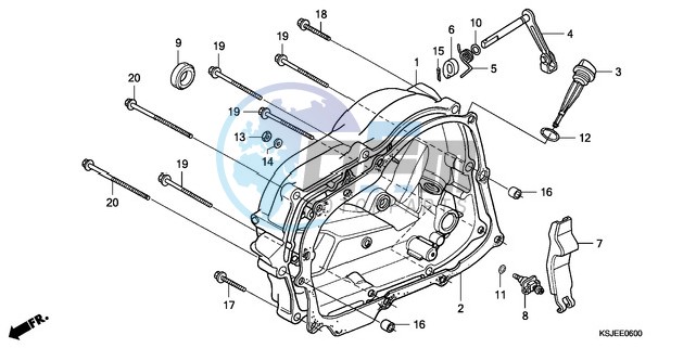 RIGHT CRANKCASE COVER