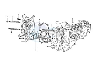 Hexagon GTX 125-180 drawing Crankcase