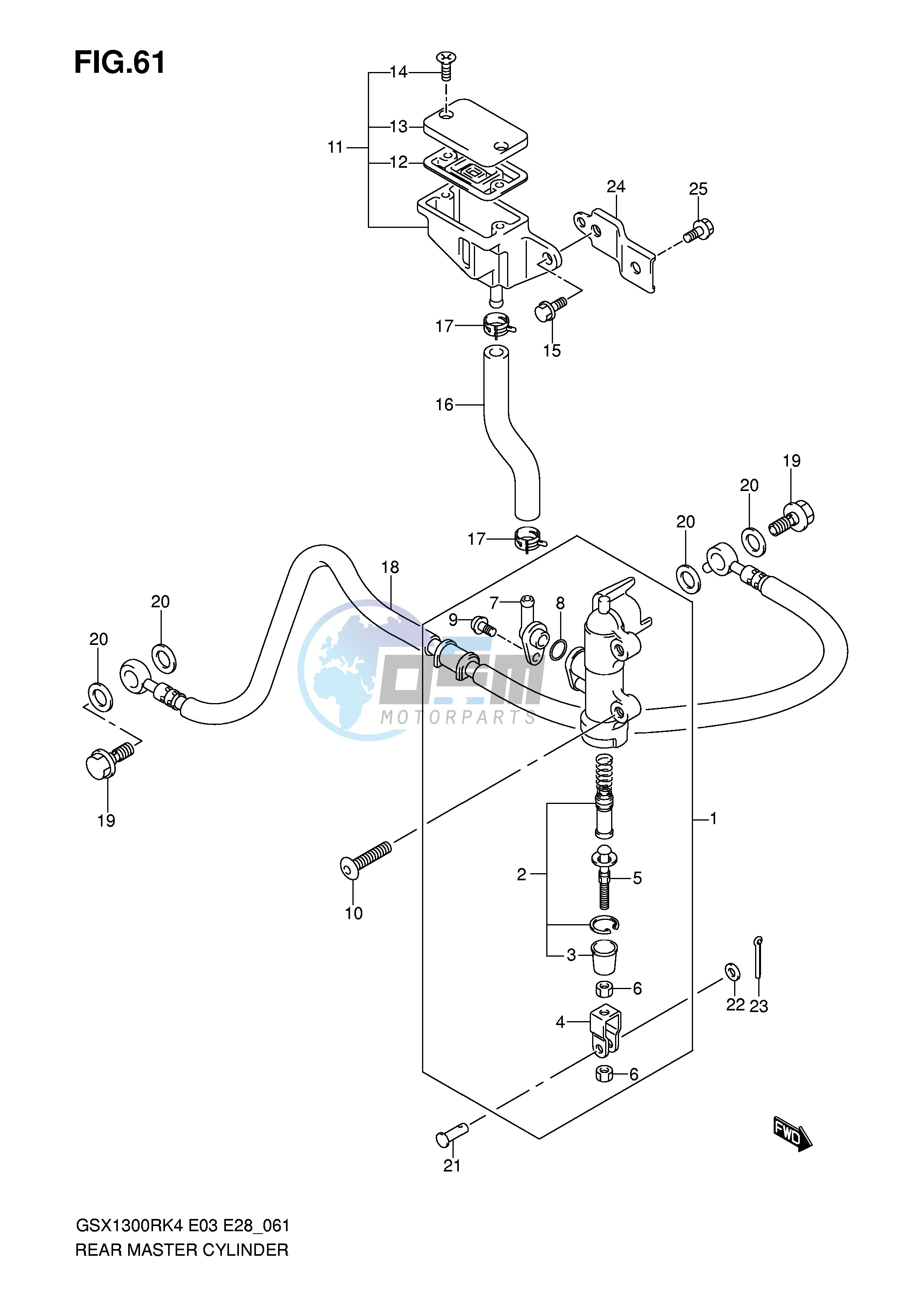 REAR MASTER CYLINDER