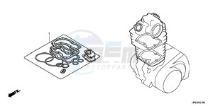 TRX500FPEC drawing GASKET KIT A