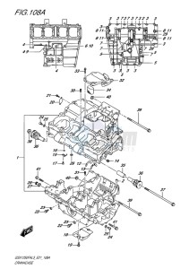 GSX-1250F ABS EU drawing CRANKCASE