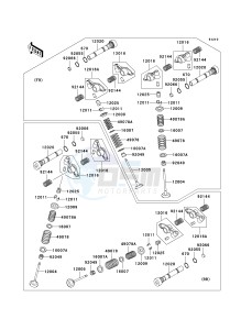 VN 1600 A [VULCAN 1600 CLASSIC] (A6F-A8FA) A8F drawing VALVE-- S- -