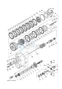 YXZ1000ES YXZ10YPSG YXZ1000R EPS SPECIAL EDITION (2HC8) drawing CLUTCH