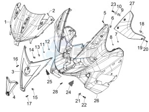 Nexus 250 e3 drawing Front shield