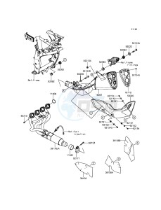 Z800 ZR800CGFA UF (UK FA) XX (EU ME A(FRICA) drawing Muffler(s)