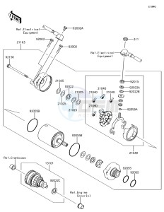 JET SKI ULTRA 310X JT1500LJF EU drawing Starter Motor