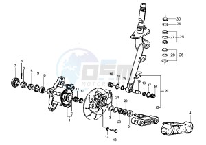 LX 4T 50 drawing Front brake