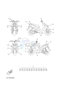 NS50N AEROX NAKED (1PL1 1PL1) drawing GRAPHIC & EMBLEM