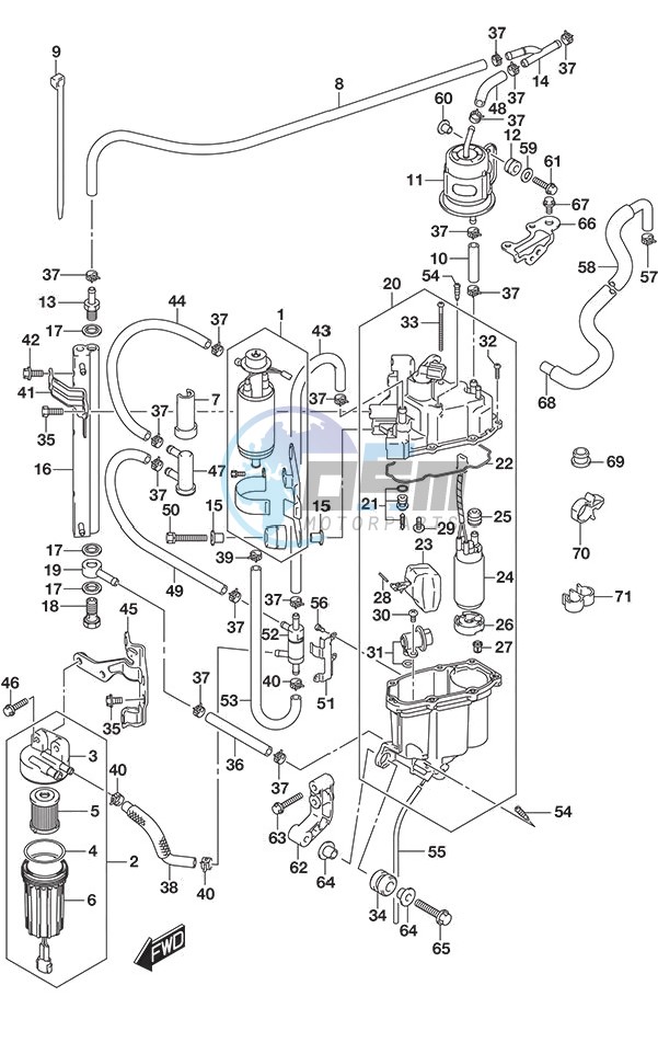 Fuel Pump/Fuel Vapor Separator