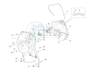 Liberty 100 4T (Vietnam) Vietnam drawing Front glove-box - Knee-guard panel