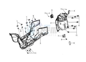 HD 125 drawing FR PLATE / LOWER COWLING