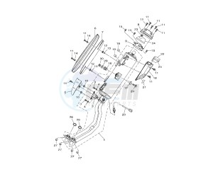 XP T-MAX 530 drawing EXHAUST