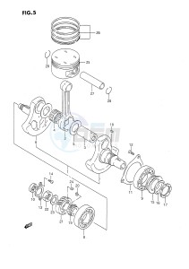 DR650 (E4) drawing CRANKSHAFT