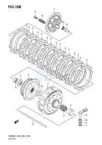 RM250 (E3-E28) drawing CLUTCH (MODEL K6)