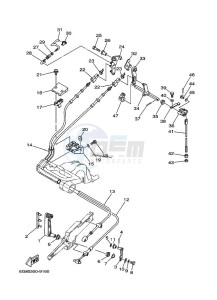 FT9-9A drawing THROTTLE-CONTROL