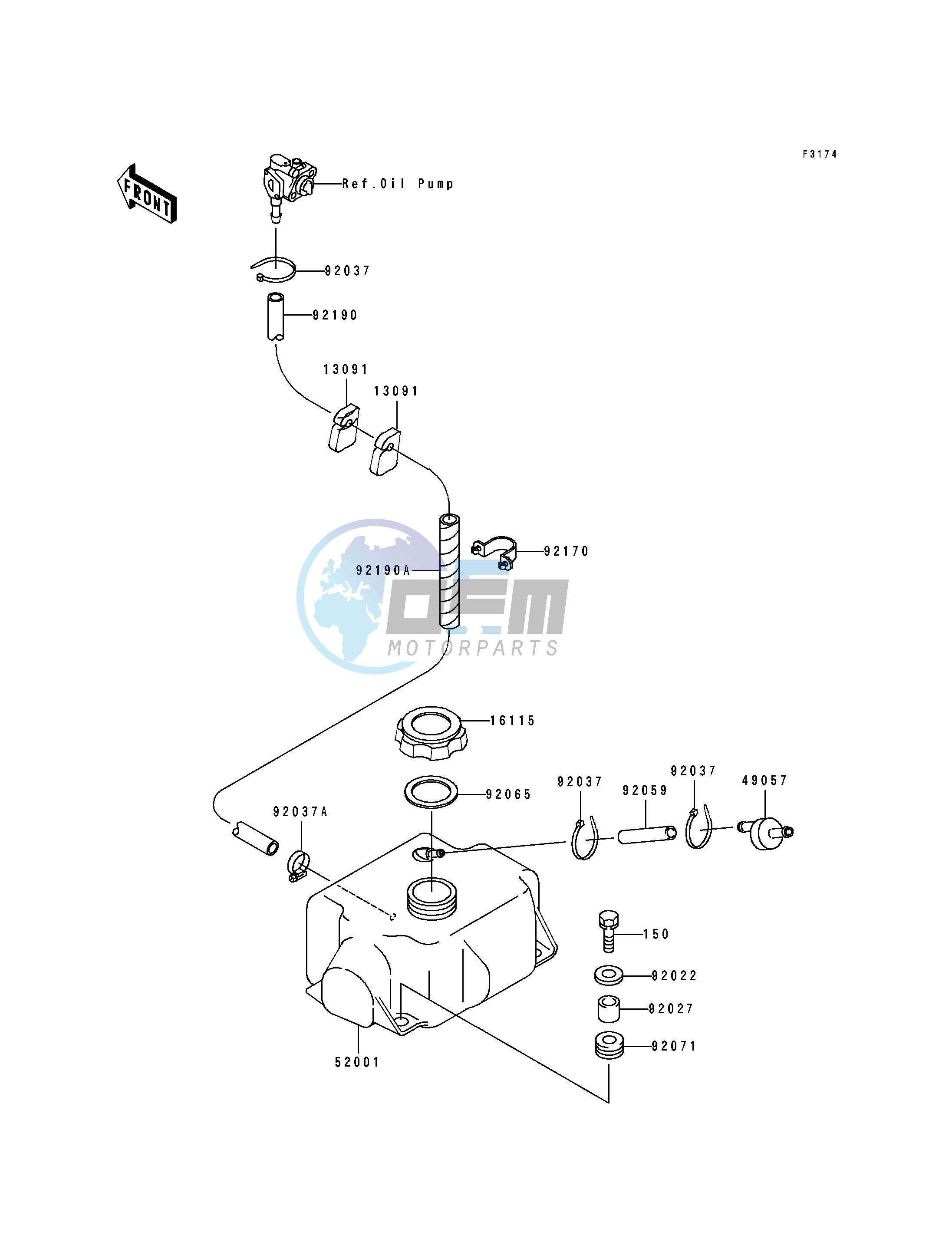 OIL TANK-- &NAMI.KAW42717 92- -