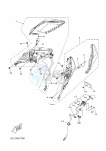 CZD250-A  (BFR1) drawing TAILLIGHT