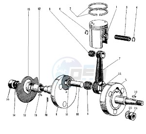 G3 SS A (-A) 90 drawing CRANKSHAFT_PISTON _ROTARY VALVE -- 69-73- -