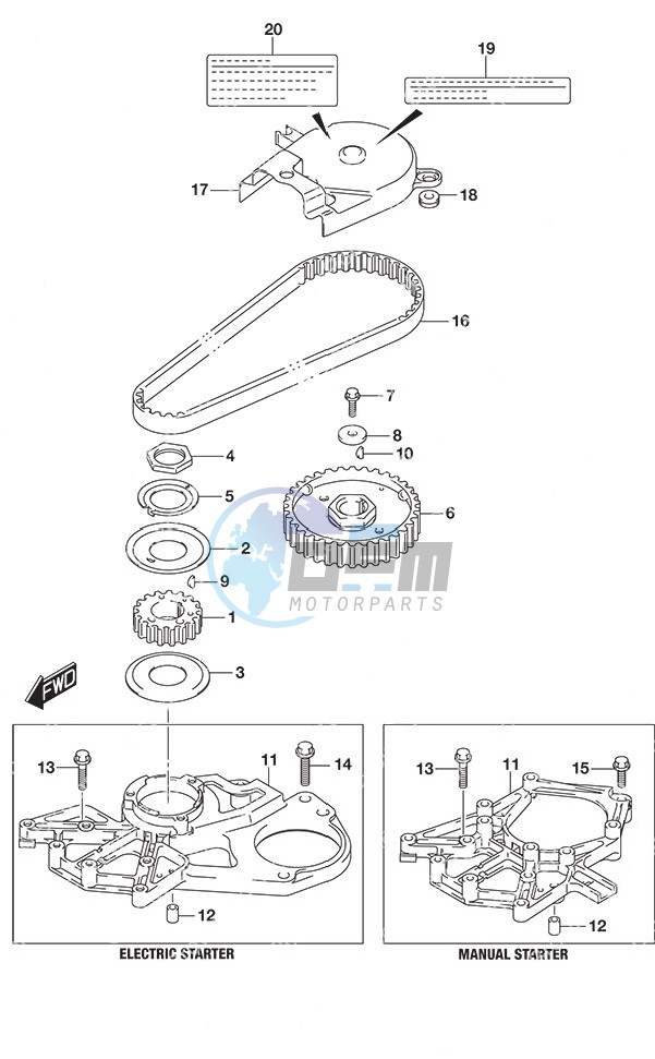 Timing Belt Non-Remote Control