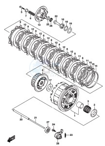 GSX-S750A drawing CLUTCH