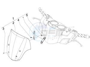 Carnaby 200 4t e3 drawing Windshield