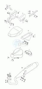 YOUNGST-R_L1 50 L1 drawing Exaust-seat-covers