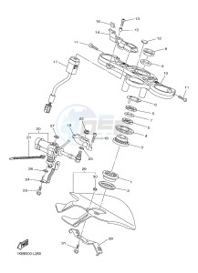 YZF-R1D 1000 (1KBV) drawing STEERING