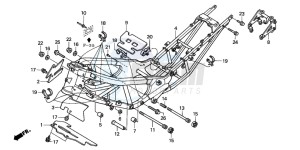 XL1000V VARADERO drawing FRAME BODY