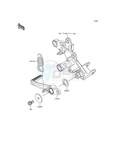 NINJA H2 ZX1000NFF XX (EU ME A(FRICA) drawing Brake Pedal