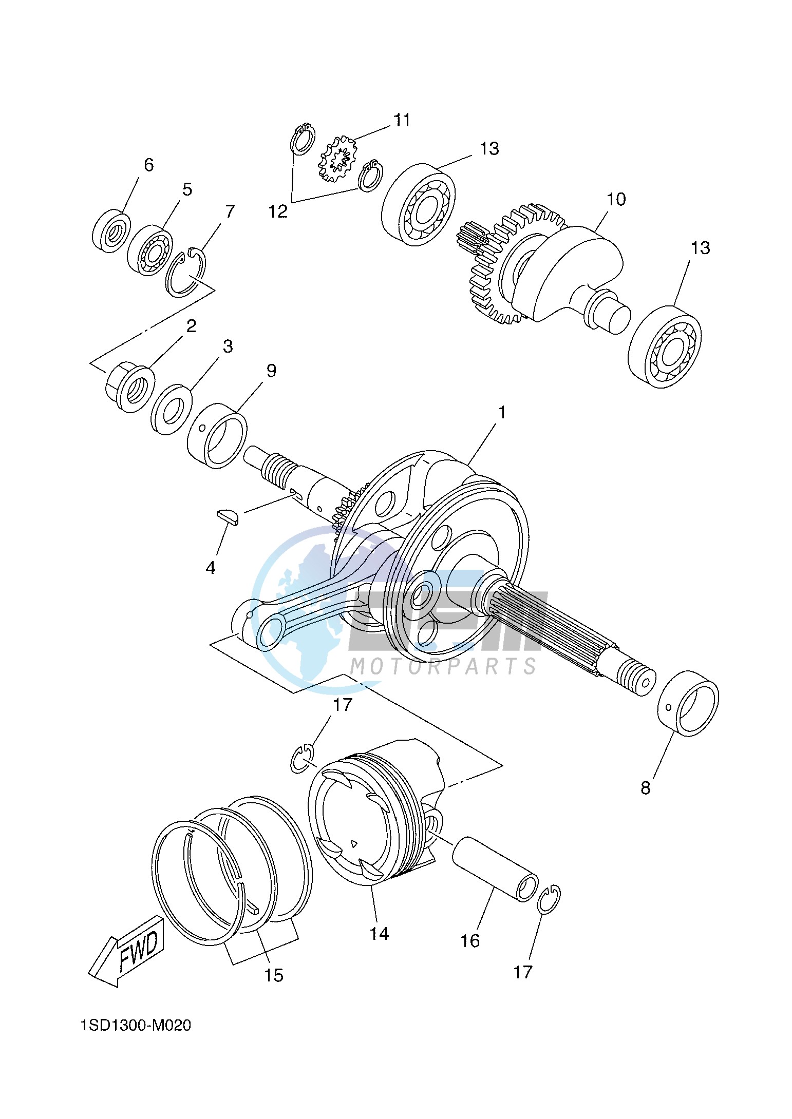 CRANKSHAFT & PISTON