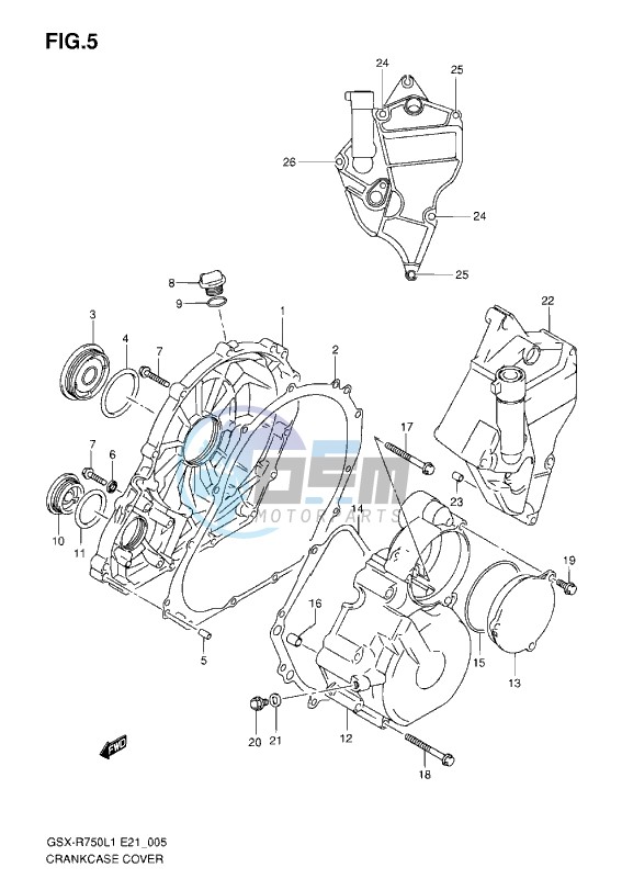 CRANKCASE COVER