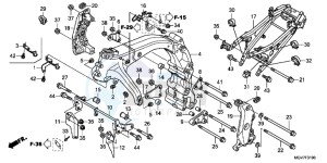 CBR600FAC drawing FRAME BODY