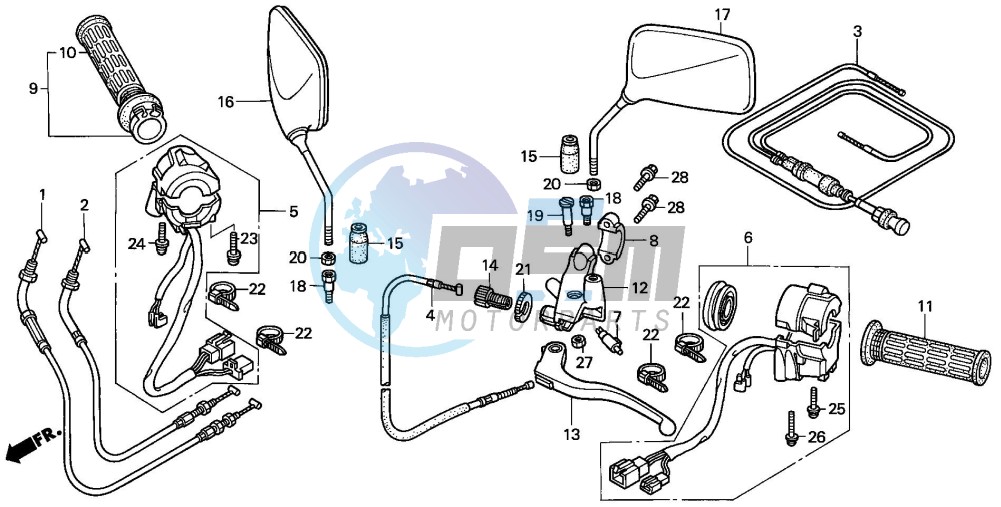 HANDLE LEVER/SWITCH/CABLE