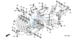 CB600F39 Spain - (SP / ST) drawing EXHAUST MUFFLER