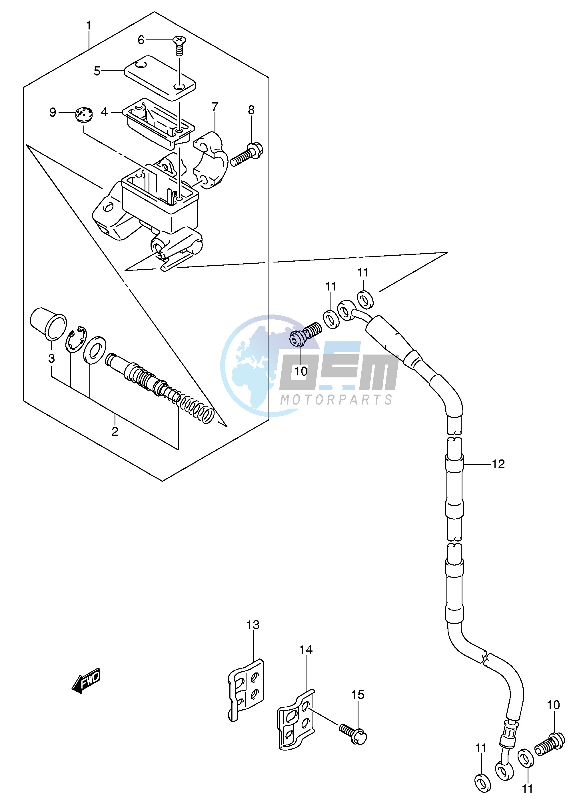 FRONT MASTER CYLINDER