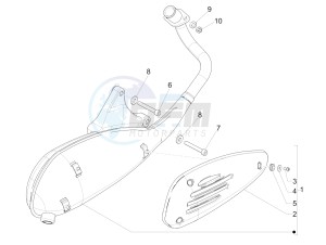 Liberty 125 4t ptt (SL) SL drawing Silencer