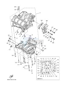 MTN850 MTN-850-A MT-09 ABS (BS29) drawing CRANKCASE