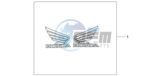 3D LOGO KIT HONDA