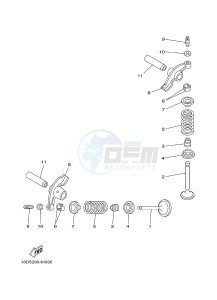 TT-R125 TT-R125LW (2CP8) drawing VALVE