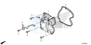 NSS125ADF Forza 125 - NSS125AD UK - (E) drawing CYLINDER HEAD COVER