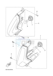 YPR400RA XMAX 400 ABS EVOLIS 400 ABS (1SD6 1SD6 1SD6 1SD6) drawing FLASHER LIGHT