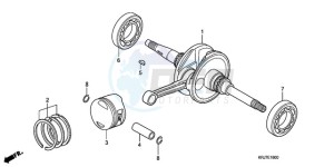 FES1259 Europe Direct - (ED / 2ED) drawing CRANKSHAFT/PISTON